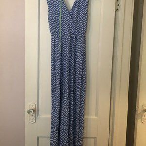 Vineyard Vines Blue Stripe Maxi Dress